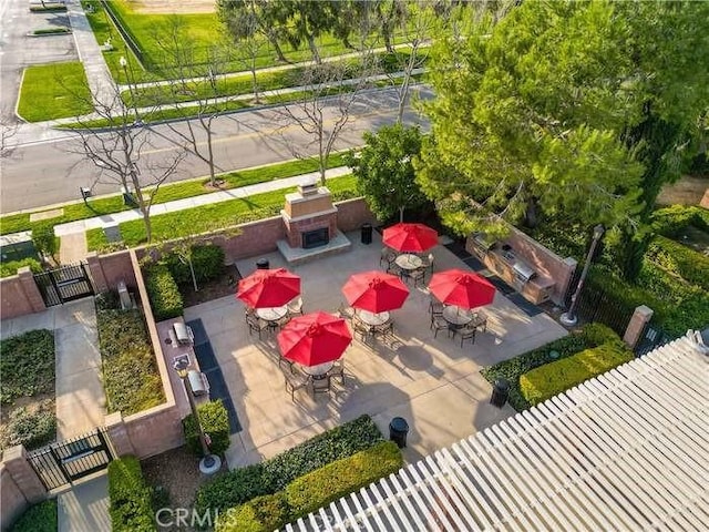 drone / aerial view