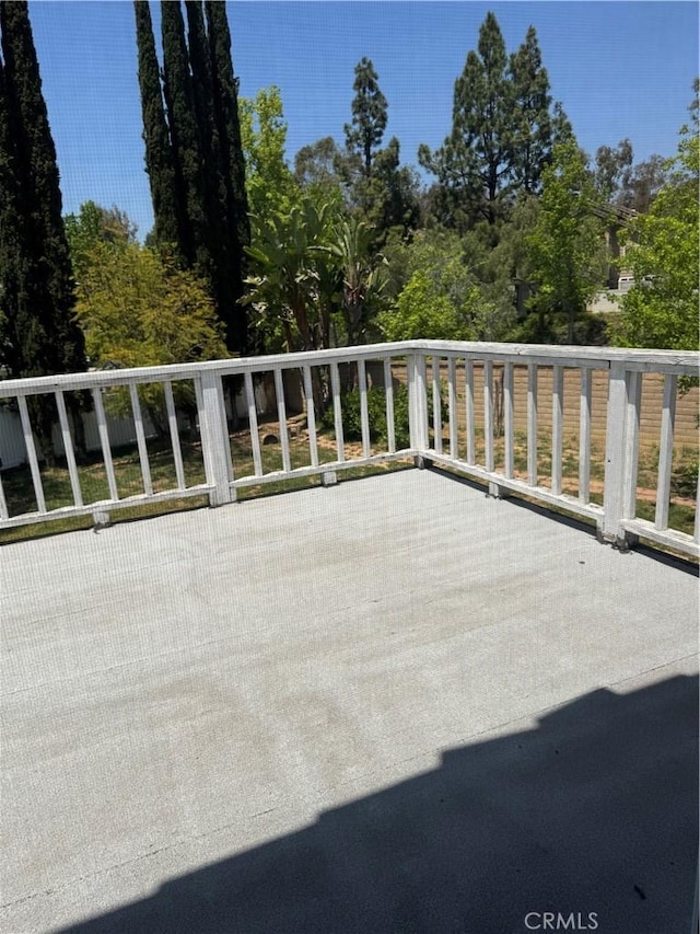view of deck