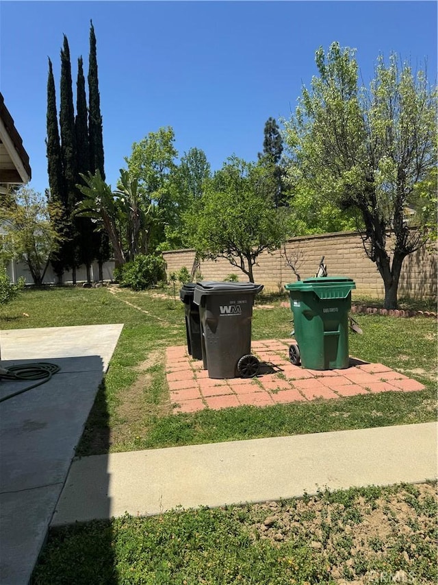 view of yard