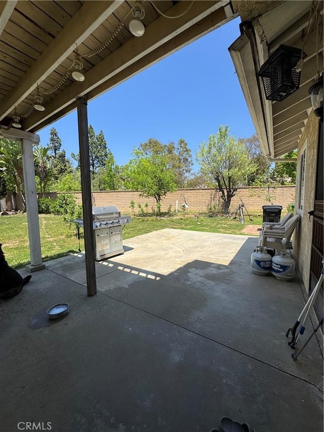2801 Woodview Ct, Walnut, CA 91789 - fenced backyard with a patio and grilling area