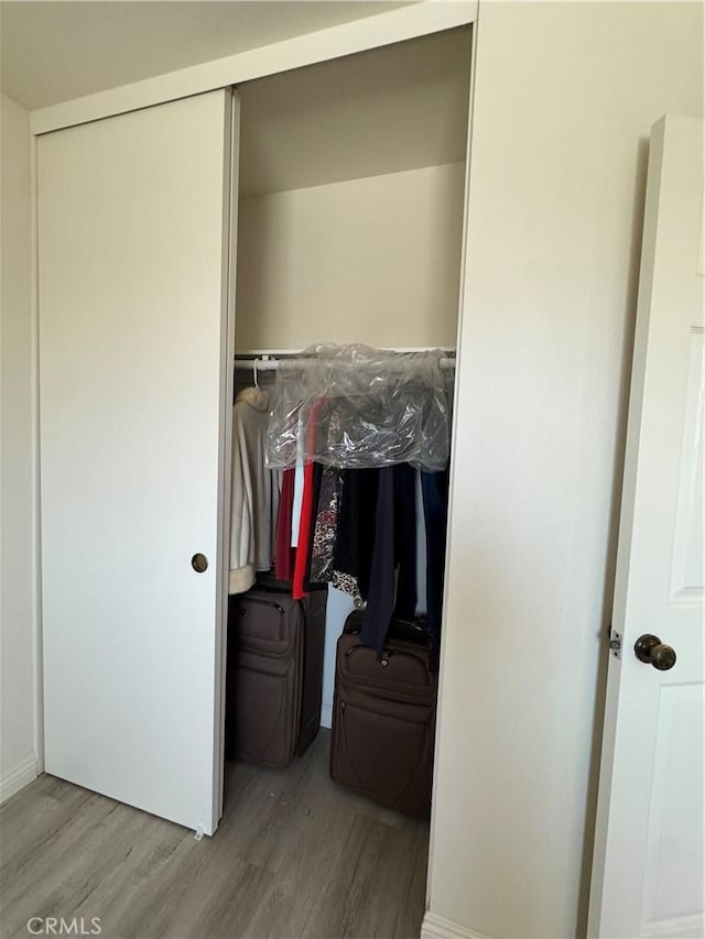 view of closet