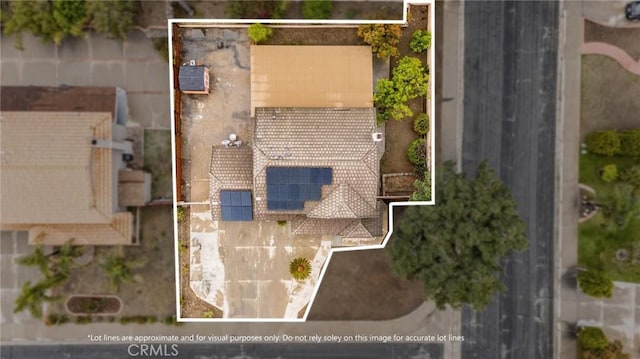 view of property location featuring property parcel outlined