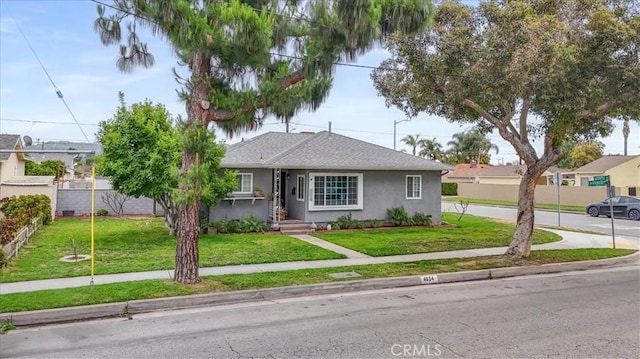 4034 Durfee Ave, Pico Rivera, CA 90660 - bungalow-style home with stucco siding and a front yard