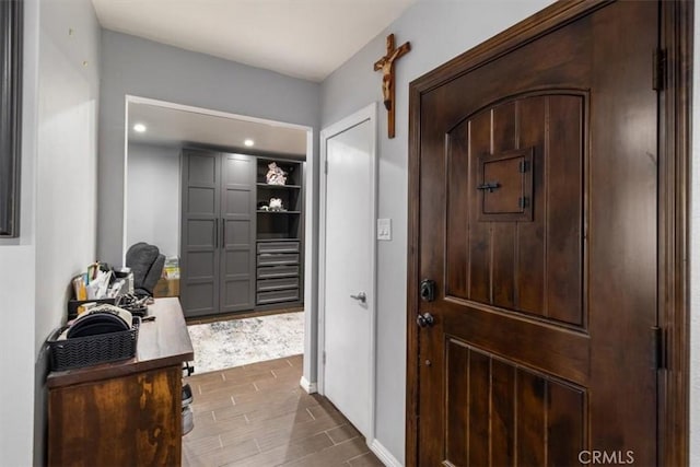 4034 Durfee Ave, Pico Rivera, CA 90660 - entrance foyer featuring wood finish floors