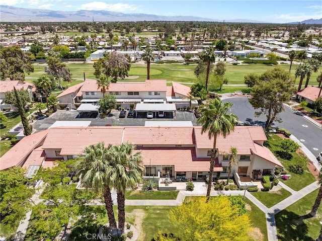 6134 Arroyo Rd Unit 3, Palm Springs, CA 92264 - aerial perspective of suburban area with a mountain backdrop