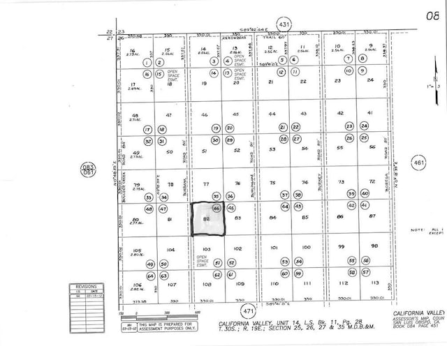 0 Burbank, Santa Margarita, CA 93453