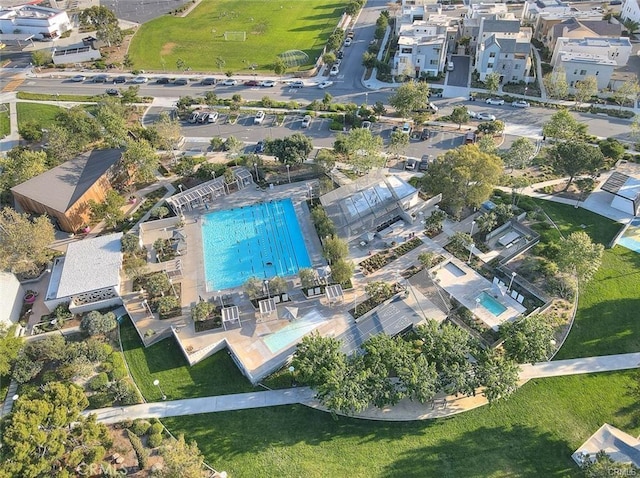 148 Spectacle, Irvine, CA 92618 - aerial view of property's location with a pool