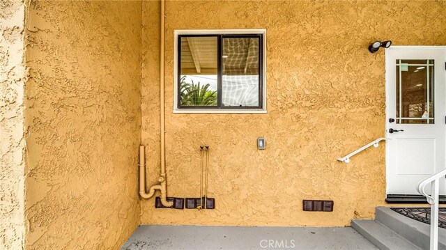 view of home's exterior featuring stucco siding