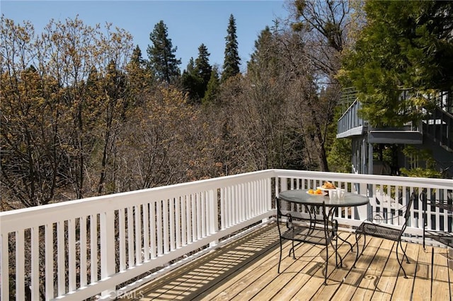 28956 Palisades Dr, Lake Arrowhead, CA 92352 - view of deck