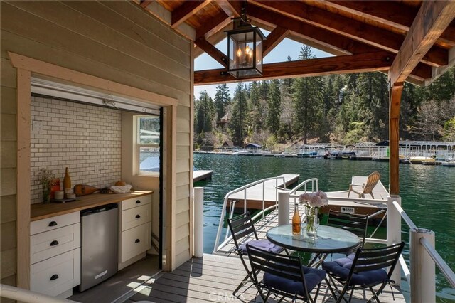 28956 Palisades Dr, Lake Arrowhead, CA 92352 - dock with a water view