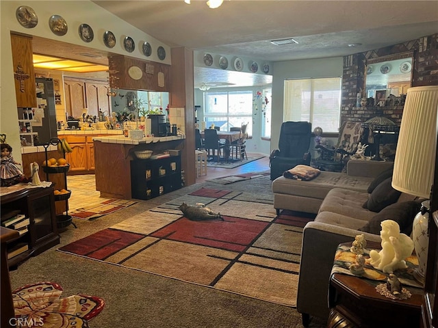 7477 Corona Ave, Hesperia, CA 92345 - living area with light colored carpet