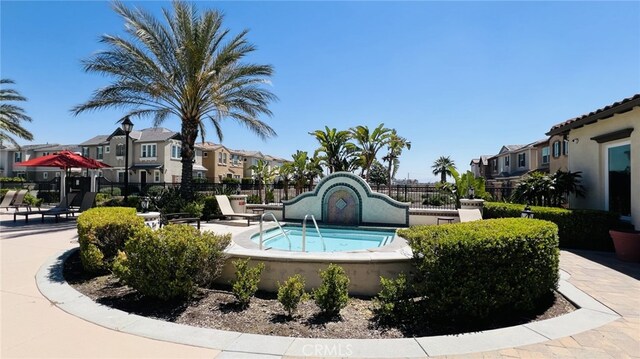 5961 Silveira St, Eastvale, CA 92880 - view of pool with a residential view