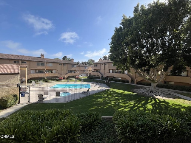 677 County Square Dr, Ventura, CA 93003 - community pool featuring a residential view