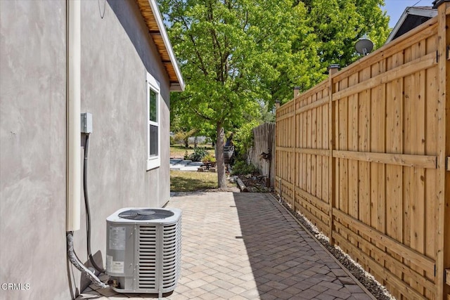 8730 Junipero Ave, Atascadero, CA 93422 - view of patio / terrace featuring fence and central air condition unit