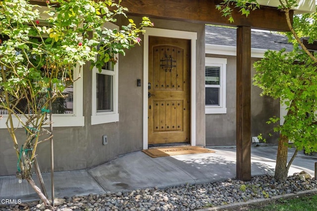 8730 Junipero Ave, Atascadero, CA 93422 - view of exterior entry featuring stucco siding