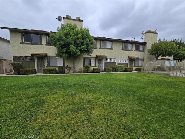 13436 Francisquito Ave Unit C, Baldwin Park, CA 91706 - view of front of home featuring stucco siding and a chimney