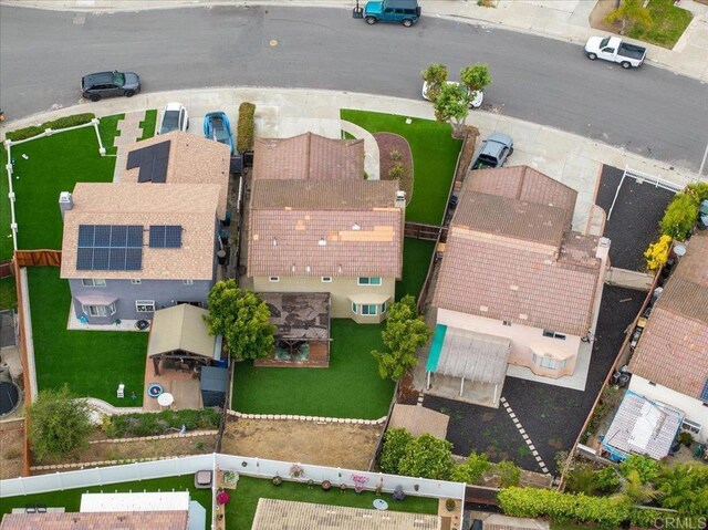 drone / aerial view