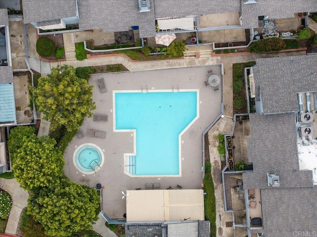 2135 E Valley Pkwy Unit 51, Escondido, CA 92027 - drone / aerial view of a pool area