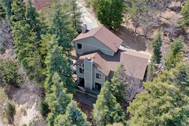 aerial view of property and surrounding area