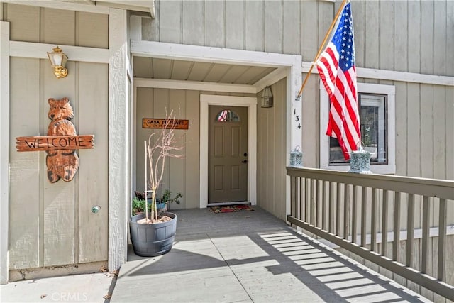 view of entrance to property