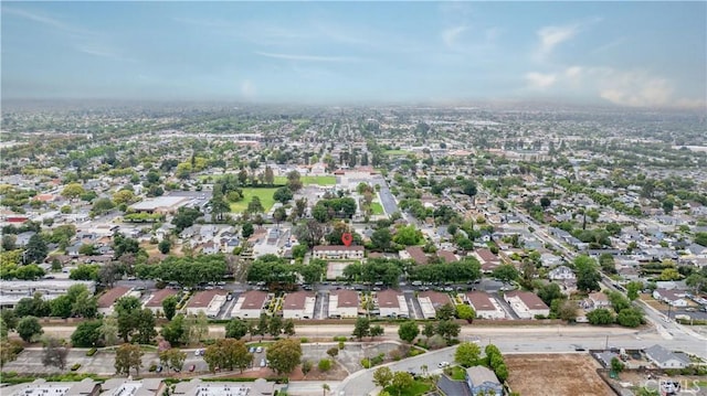 aerial view of property's location