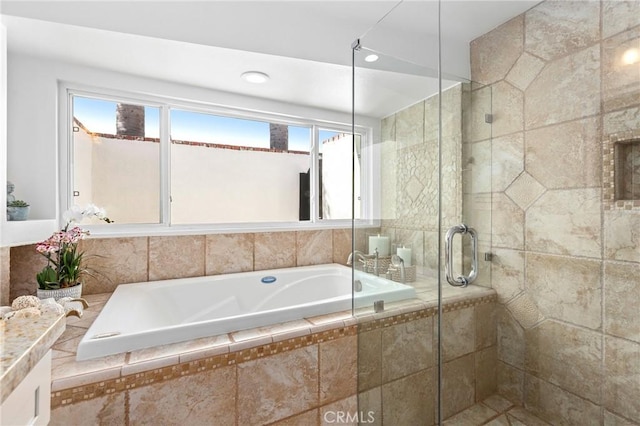 26351 Tarrasa Ln, Mission Viejo, CA 92691 - bathroom with a stall shower and a bath