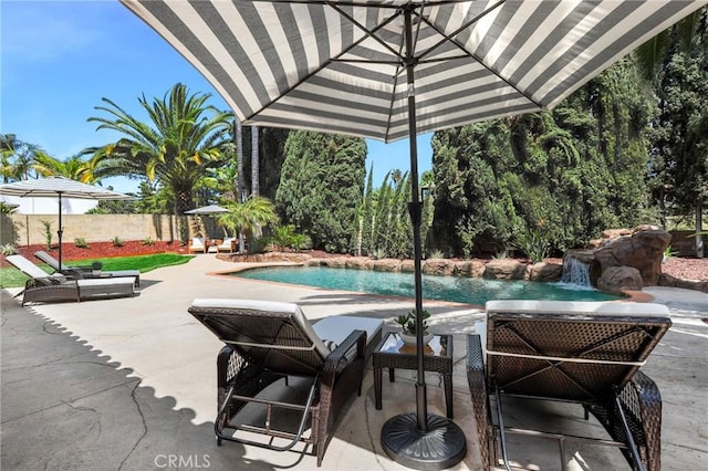 26351 Tarrasa Ln, Mission Viejo, CA 92691 - outdoor pool with a patio area and a fenced backyard