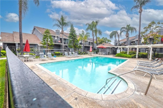 776 E San Bernardino Rd Unit 3, Covina, CA 91723 - community pool with a residential view, fence, and a patio