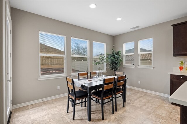 35712 Ginger Tree Dr, Winchester, CA 92596 - dining room with healthy amount of natural light, baseboards, and recessed lighting