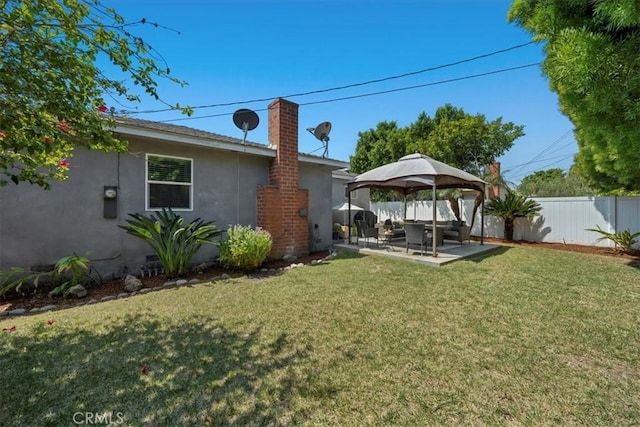 3821 W 183rd St, Torrance, CA 90504 - view of yard featuring a gazebo and a patio