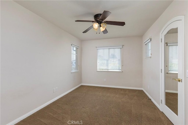 42442 Fiji Way, Temecula, CA 92592 - carpeted empty room featuring a ceiling fan and baseboards