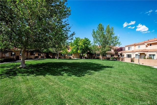 43473 30th St W Unit 4, Lancaster, CA 93536 - view of grassy yard
