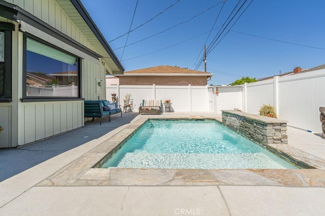 3717 W 182nd St, Torrance, CA 90504 - view of pool with a fenced backyard and a patio area