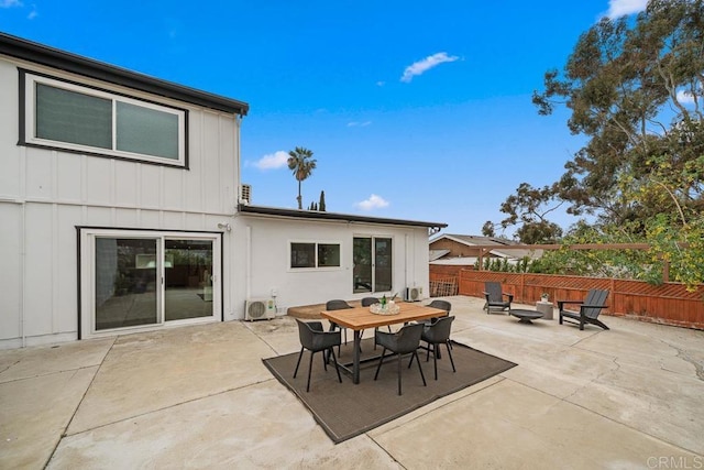 5426 Dwight St, San Diego, CA 92105 - view of patio / terrace featuring outdoor dining space and an outdoor fire pit
