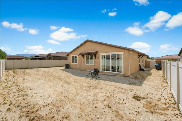 37732 Phelan Ln, Palmdale, CA 93552 - back of house with a fenced backyard and stucco siding