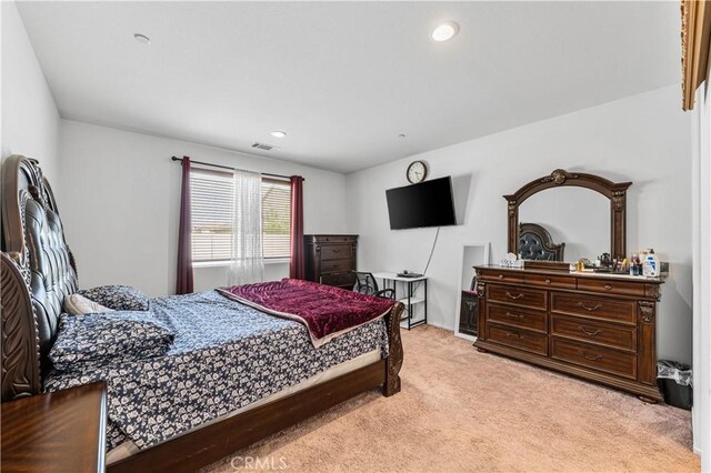37732 Phelan Ln, Palmdale, CA 93552 - bedroom featuring light colored carpet and recessed lighting
