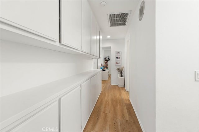 9735 Reseda Blvd Unit 56, Northridge, CA 91324 - hall with light wood-style flooring and recessed lighting