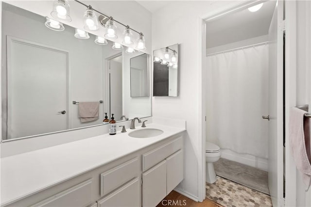 9735 Reseda Blvd Unit 56, Northridge, CA 91324 - full bath with toilet, vanity, and curtained shower