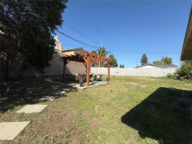 9617 Greenwood Ave, Montclair, CA 91763 - view of yard with a pergola