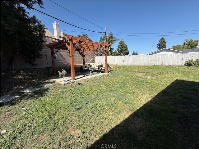 9617 Greenwood Ave, Montclair, CA 91763 - view of yard featuring a pergola and a patio area
