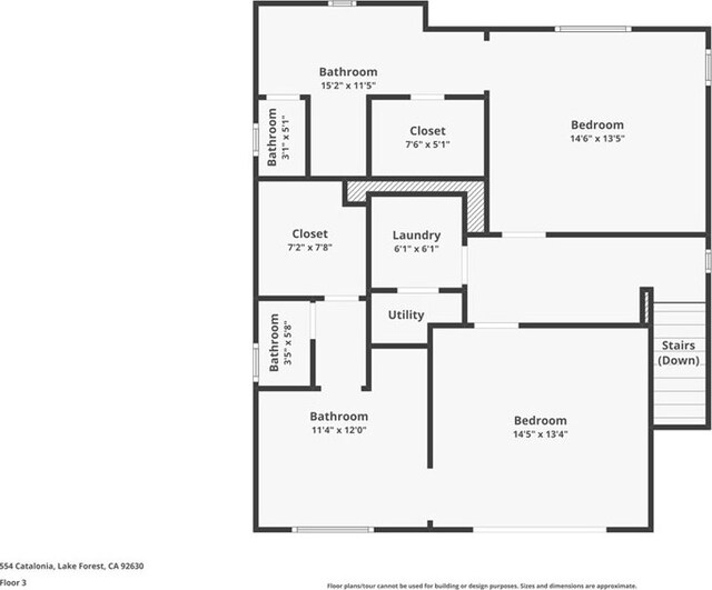 554 Catalonia, Lake Forest, CA 92630 - home floor plan