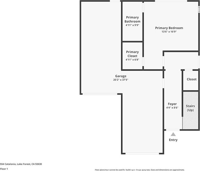 554 Catalonia, Lake Forest, CA 92630 - floor plan / room layout