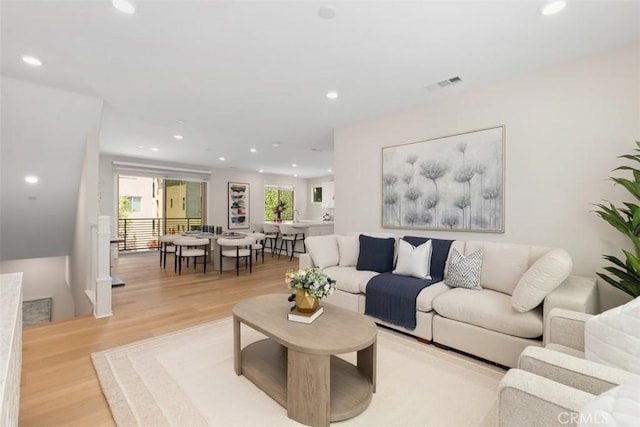 554 Catalonia, Lake Forest, CA 92630 - living area with light wood finished floors and recessed lighting