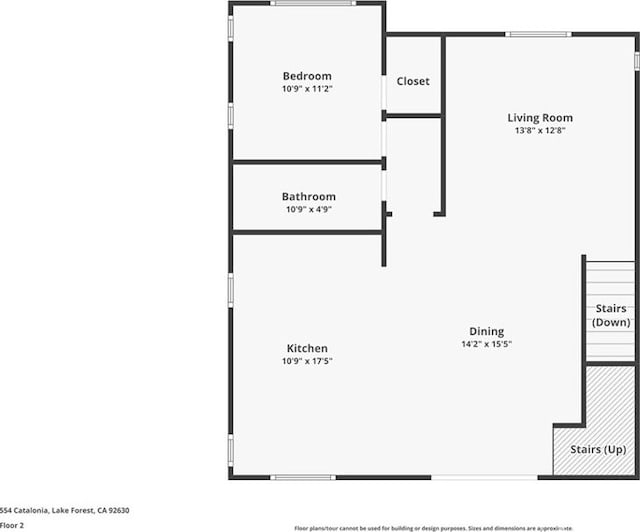 554 Catalonia, Lake Forest, CA 92630 - floor plan / room layout