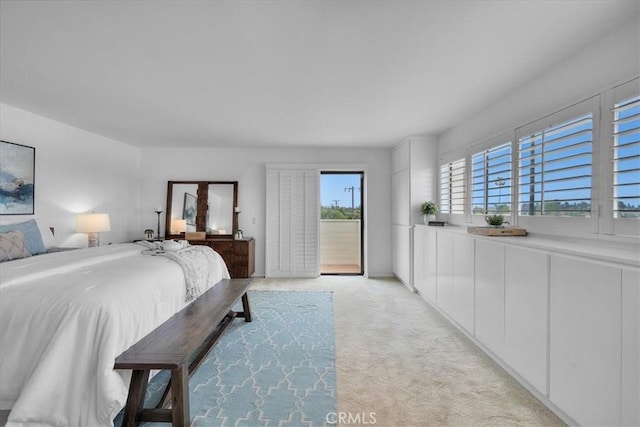 1467 18th St, Manhattan Beach, CA 90266 - bedroom with access to exterior and light carpet