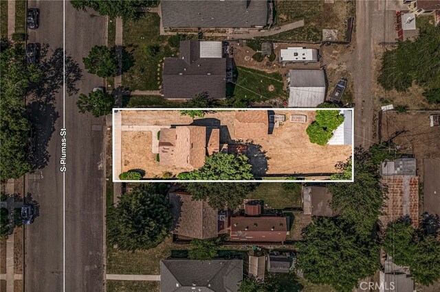 440 S Plumas St, Willows, CA 95988 - aerial overview of property's location featuring property parcel outlined
