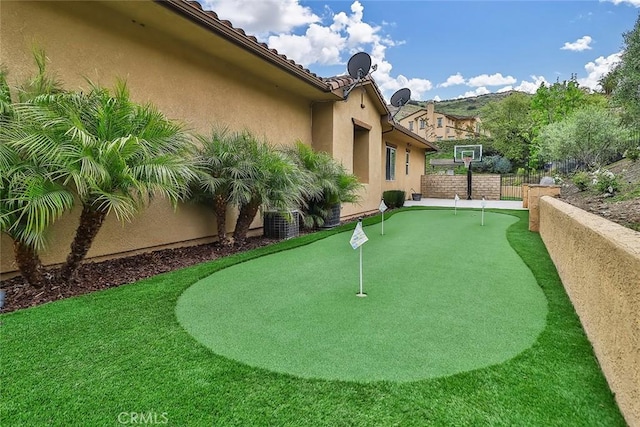 341 Blake Ridge Ct, Thousand Oaks, CA 91361 - view of community featuring an area to practice putting and fence