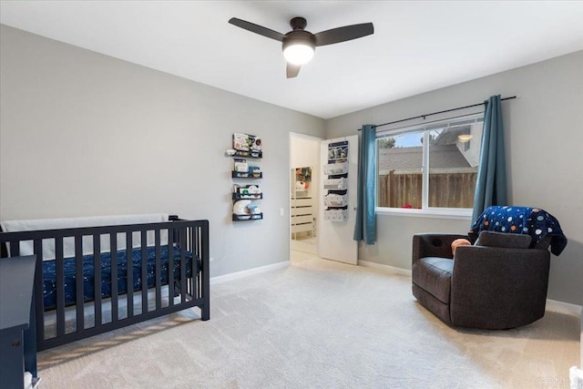 2150 Pepper Tree Pl, Escondido, CA 92026 - carpeted bedroom with baseboards and a ceiling fan