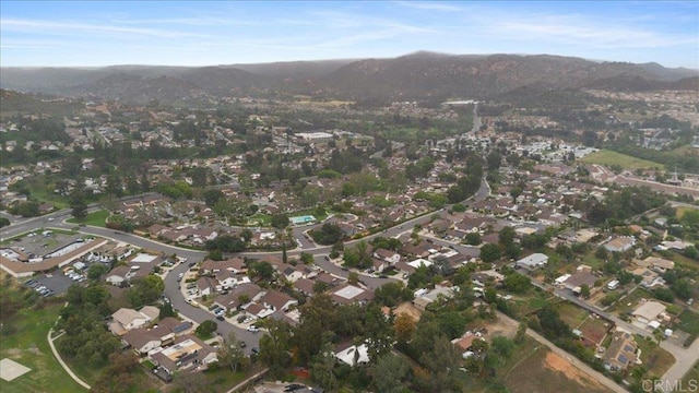 2150 Pepper Tree Pl, Escondido, CA 92026 - aerial overview of property's location featuring mountains and nearby suburban area