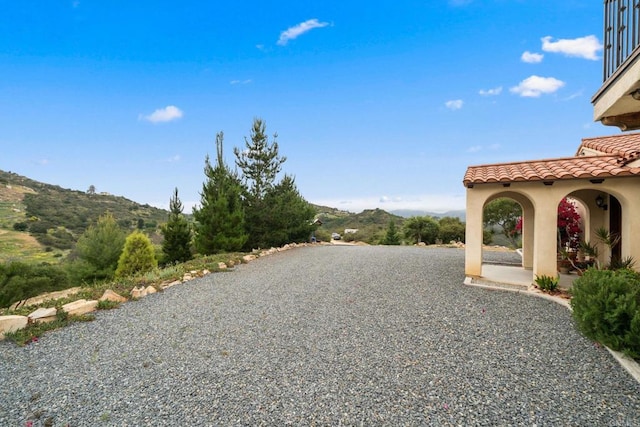 2389 Eric Rd, Fallbrook, CA 92028 - view of yard featuring a mountain view